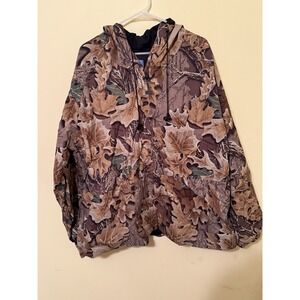 Vintage Walls Water Pruf Camo Hunting Rain Coat Advantage Camo Size XXL